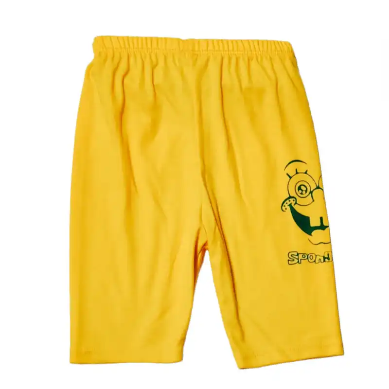 ست تاپ و شلوارک بچگانه مدل باب اسفنجی کد P12