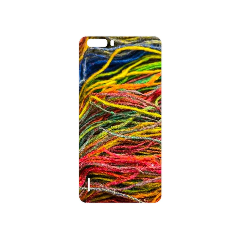 برچسب پوششی ماهوت مدل Fabric Texture 9 مناسب برای گوشی موبایل آنر 6 Plus