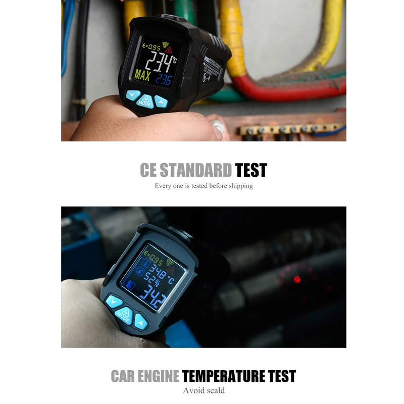 ترمومتر لیزری دیجیتال مستک مدل IR01C