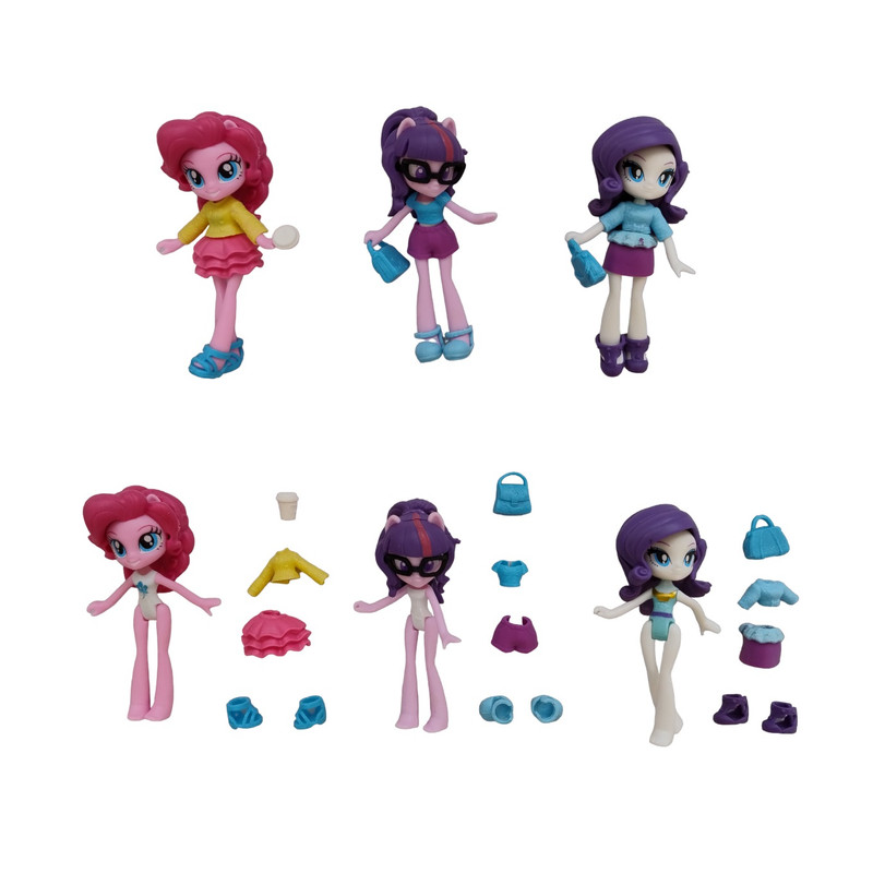 فیگور مدل دختر پونی مجموعه 6 عددی