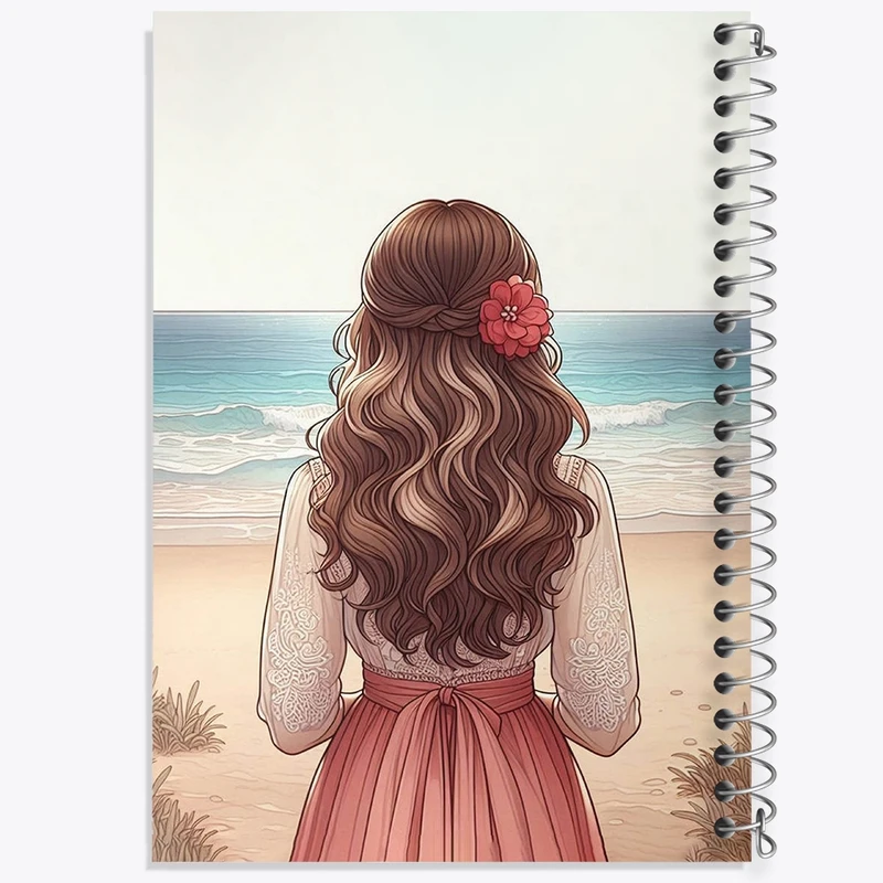 دفتر مشق 50 برگ خندالو طرح دخترانه کد F2251