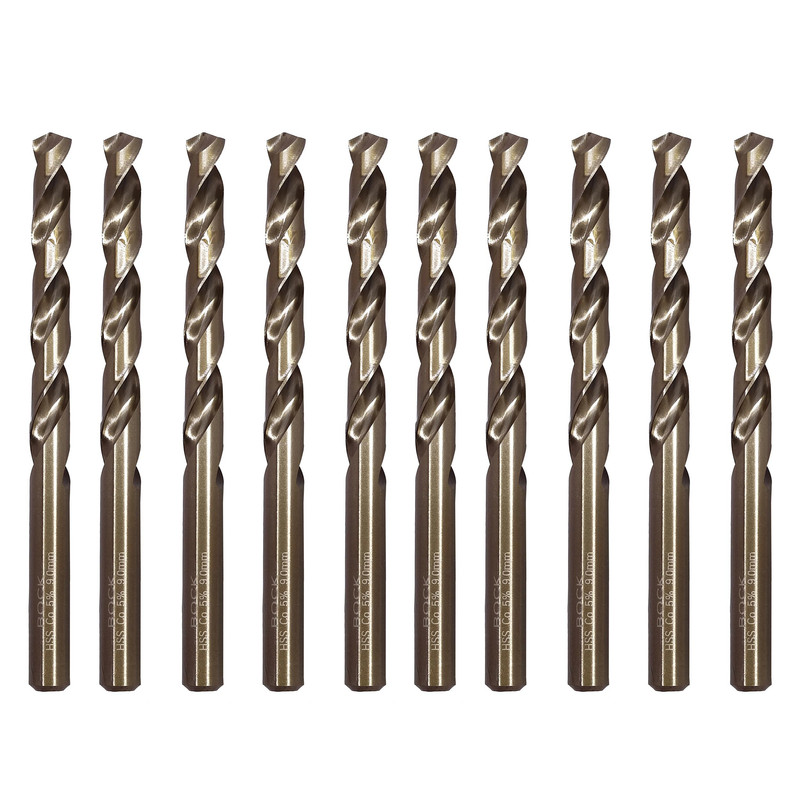 مته فلز کبالت راک مدل ART-RK-9mm- سایز 9 میلی متر مجموعه 10 عددی