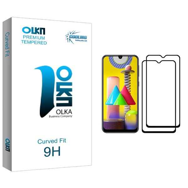 محافظ صفحه نمایش کولینگ مدل Olka مناسب برای گوشی موبایل سامسونگ Galaxy M31 Prime بسته دو عددی