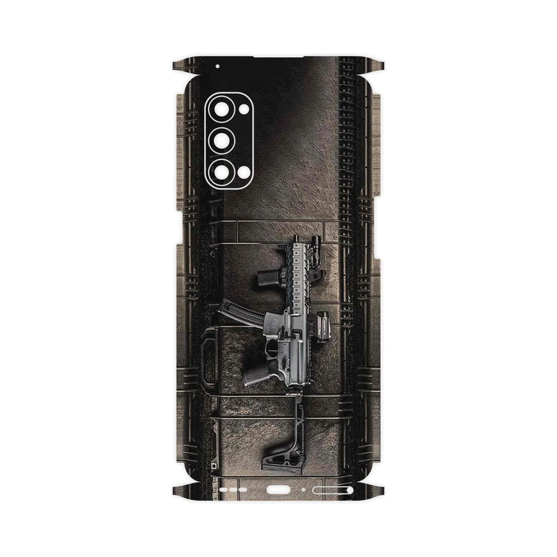 برچسب پوششی ماهوت مدل GUN-FullSkin مناسب برای گوشی موبایل اپو Reno4 Pro 5G