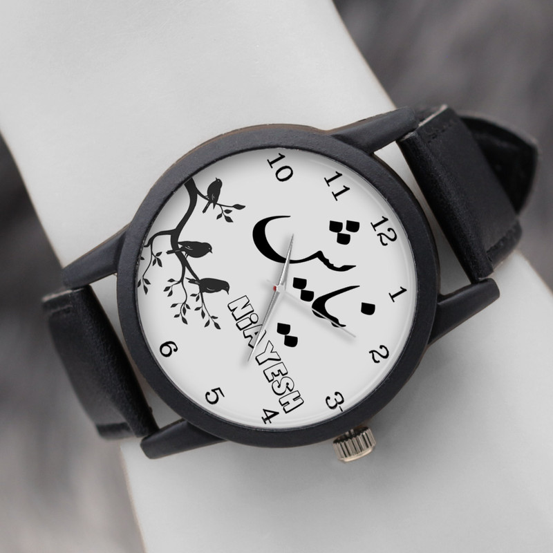 ساعت مچی عقربه ای زنانه طرح نیایش کد LF3076