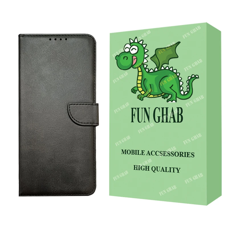 کیف کلاسوری فان قاب مدل چرمی طرح CUT مناسب برای گوشی موبایل سامسونگ Galaxy S21 FE 5G