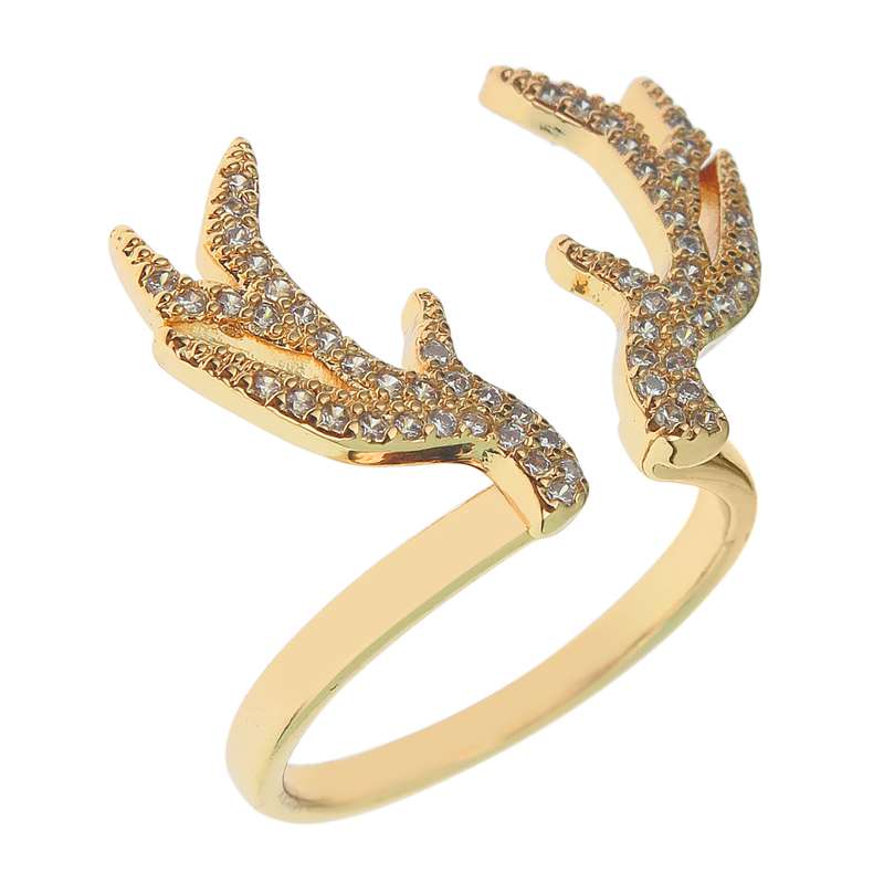 انگشتر زنانه وای اس ایکس مدل شاخ گوزن کد 689344 انگشتر زنانه وای اس ایکس مدل شاخ گوزن کد 689344