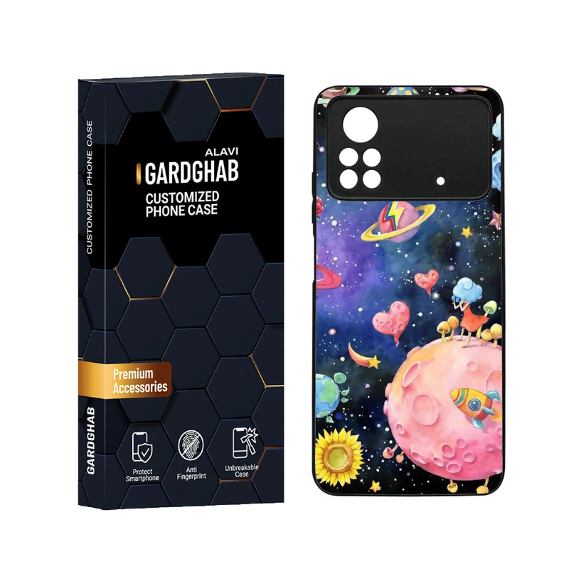 کاور گارد قاب علوی مدل دورژله ای فانتزی مناسب برای گوشی موبایل شیائومی Poco X4 Pro