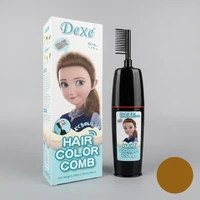 فوم رنگ مو موقت دکسی مدل Comb حجم 200 میلی لیتر رنگ قهوه ای