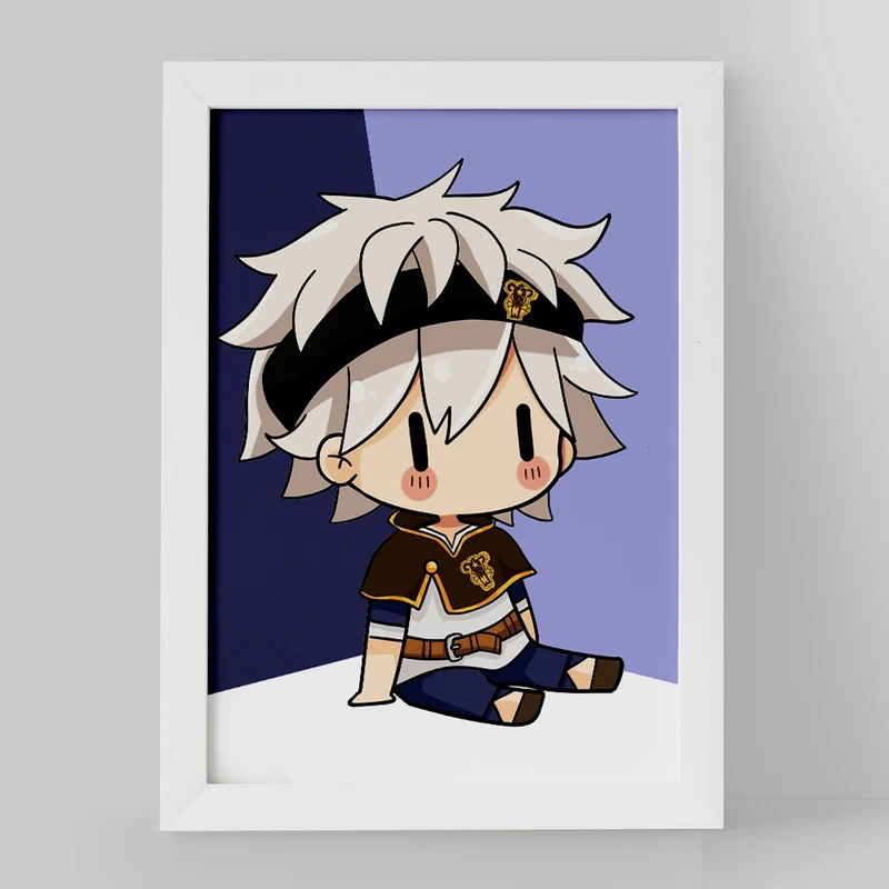 تابلو خندالو مدل آستا انیمه بلک کلاور Black Clover کد 10260