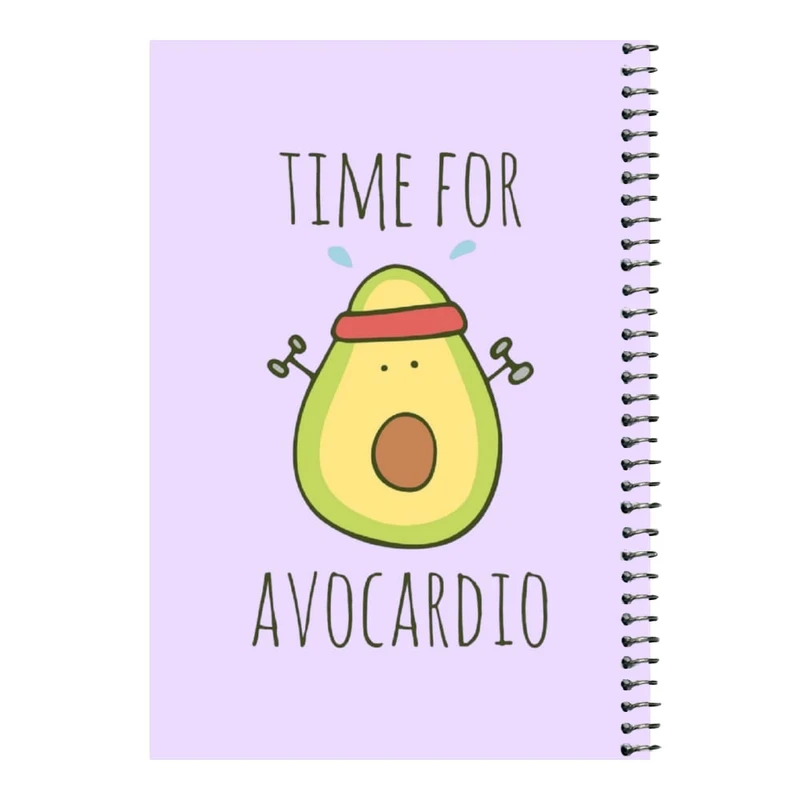 دفتر مشق 80 برگ اس جی طرح آووکادو