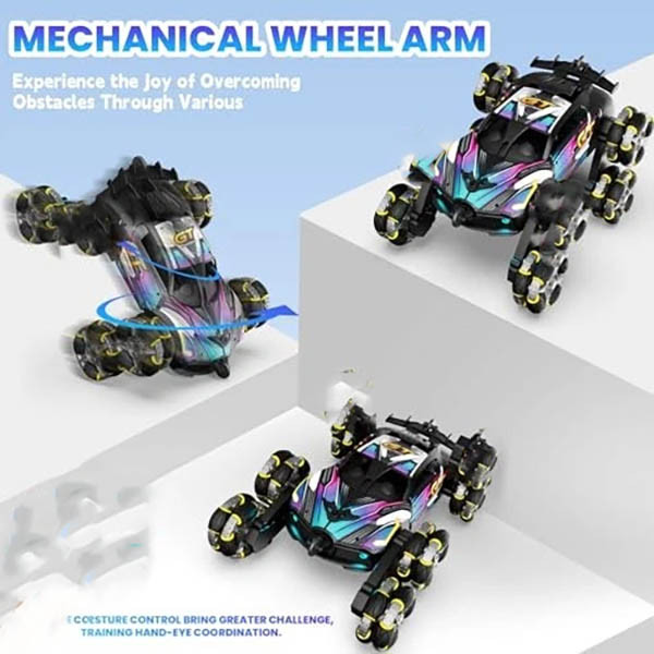 ماشین بازی کنترلی مدل ضخره نورد فضایی طرح شش چرخ دودزا کد 8906A