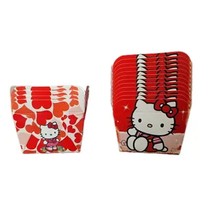 کپسول کاپ کیک مدل چهارگوش kitti  بسته 20 عددی