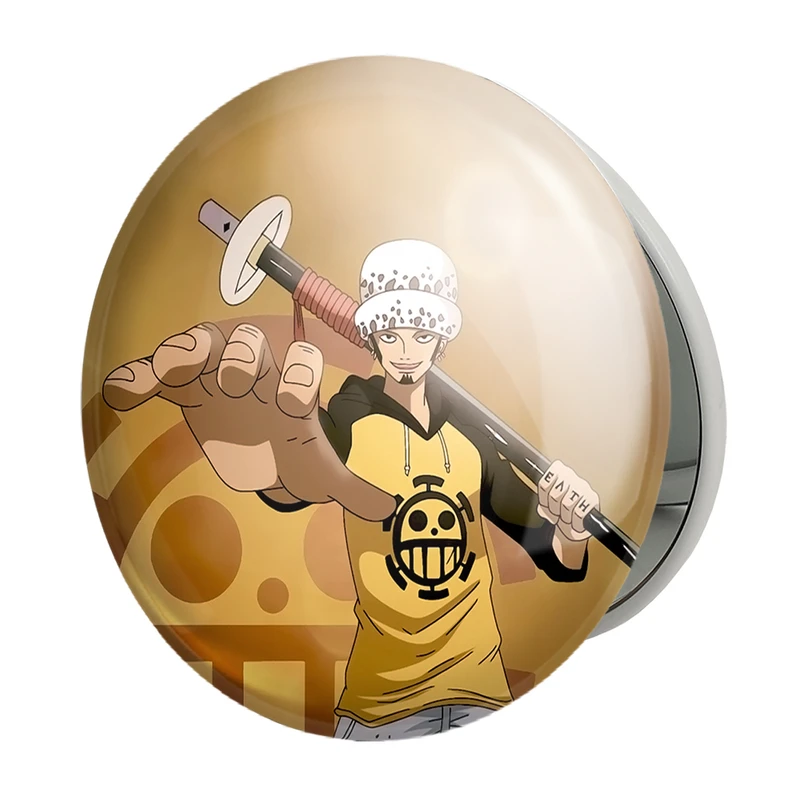 آینه جیبی خندالو طرح ترافلگر انیمه وان پیس One Piece مدل تاشو کد 17217 