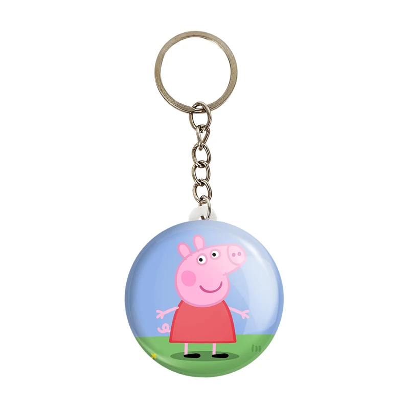 جاکلیدی خندالو مدل پپا انیمه پپاپیک Peppa pig کد 22067