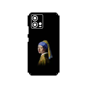MAHOOT Girl with a Pearl Earring of Vermeer Cover Sticker for Motorola Edge 30 Fusion
