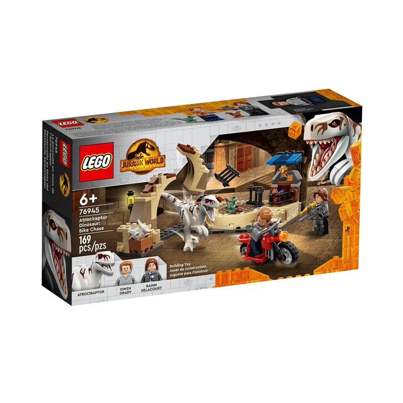 لگو سری Jurassic World مدل Atrociraptor Dinosaur Bike Chase کد 76945