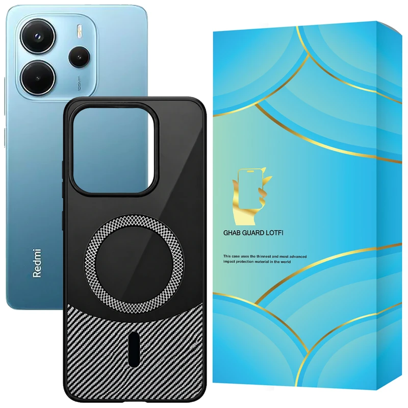 کاور قاب گارد لطفی مدل CRBNMG مناسب برای گوشی موبایل شیائومی Redmi Note 14 4G