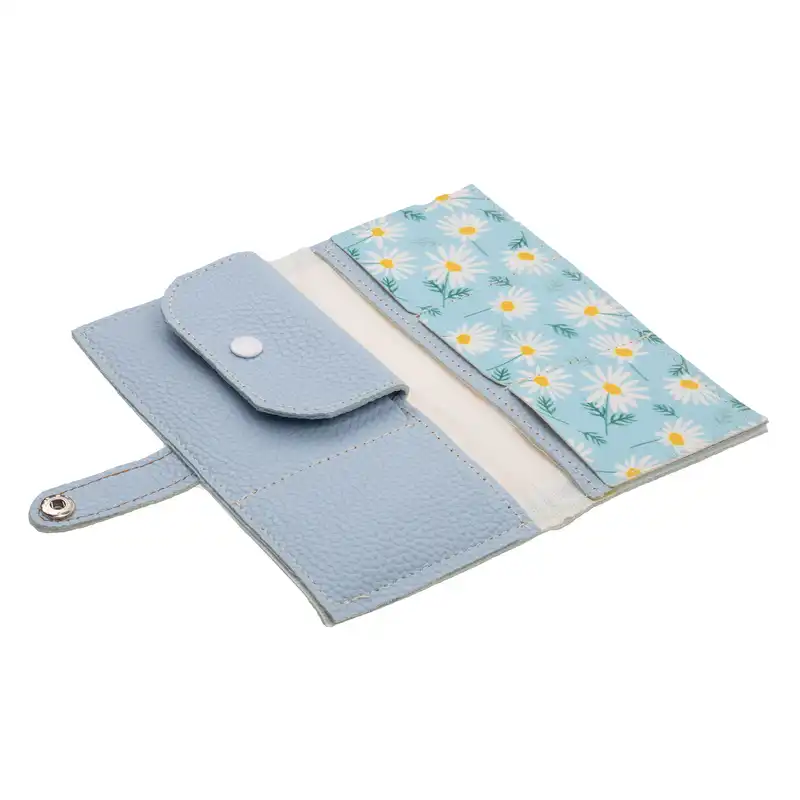 کیف پول زنانه طرح گل بابونه مدل WPA041203