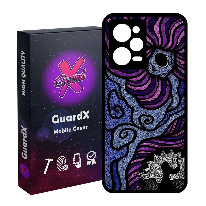 کاور گارد ایکس طرح رنگی مدل Glass10428 مناسب برای گوشی موبایل شیائومی Redmi Note 12 Pro 5G/Poco X5 Pro 5G/Note 12 Pro Pro speed