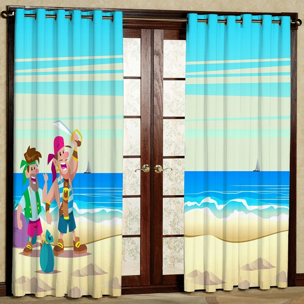 پرده مدل مخمل پانچی کد 7289 سایز 280x140 سانتی متر