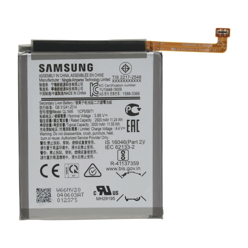 باتری موبایل مدل QL1695 ظرفیت 3000 آمپر ساعت مناسب برای گوشی موبایل سامسونگ galaxy A01