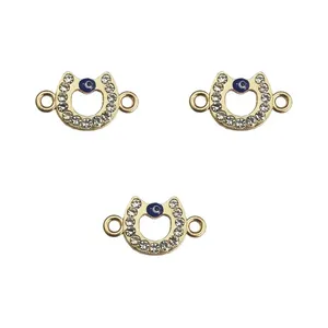 آویز دستبند مدل نعل نگین دار کد 216 بسته 3 عددی