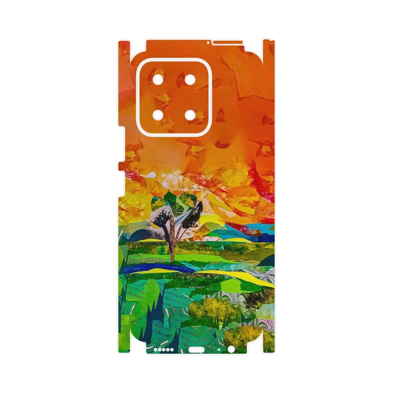 برچسب پوششی ماهوت مدل Collage of Painting-FullSkin مناسب برای گوشی موبایل آنر X5b Plus