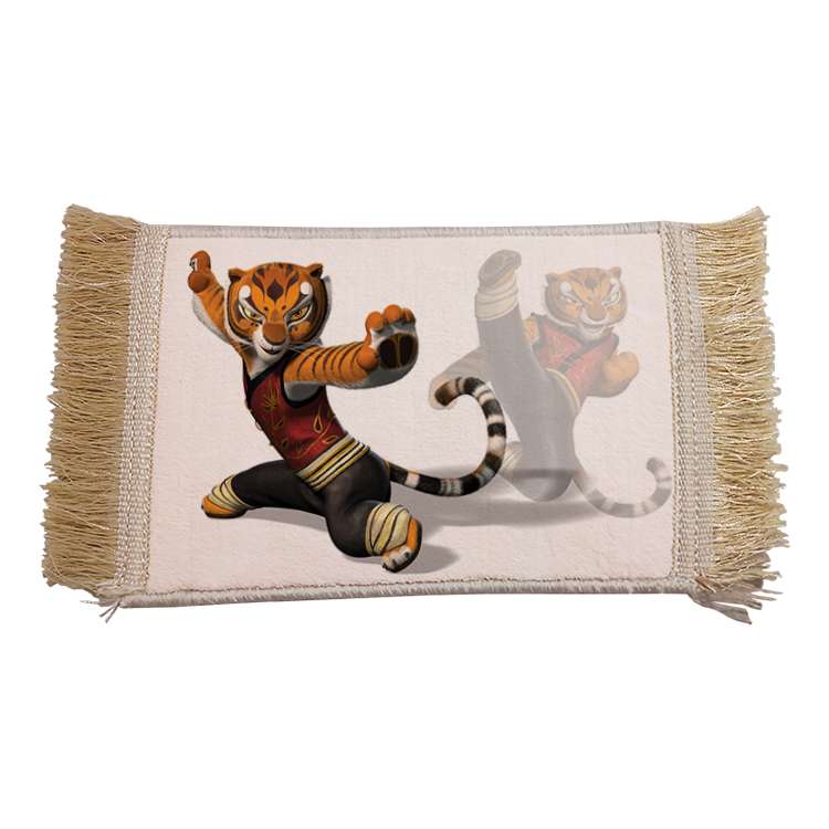 فرش ماشینی دیوارکوب مدل پاندا کونگ فو کار کد 14