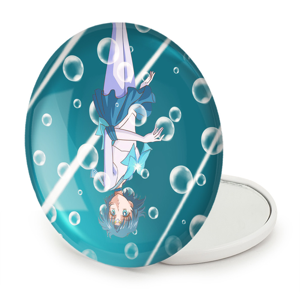 آینه جیبی خندالو طرح امی میزونو انیمه سیلور مون Sailor Moon مدل تاشو کد 17428