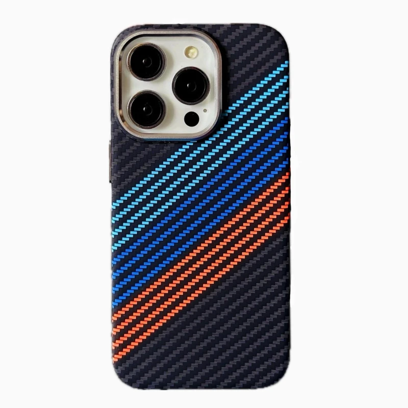 کاور طرح BMCarbon مدل مگ سیف دار مناسب برای گوشی موبایل اپل iPhone 16 pro