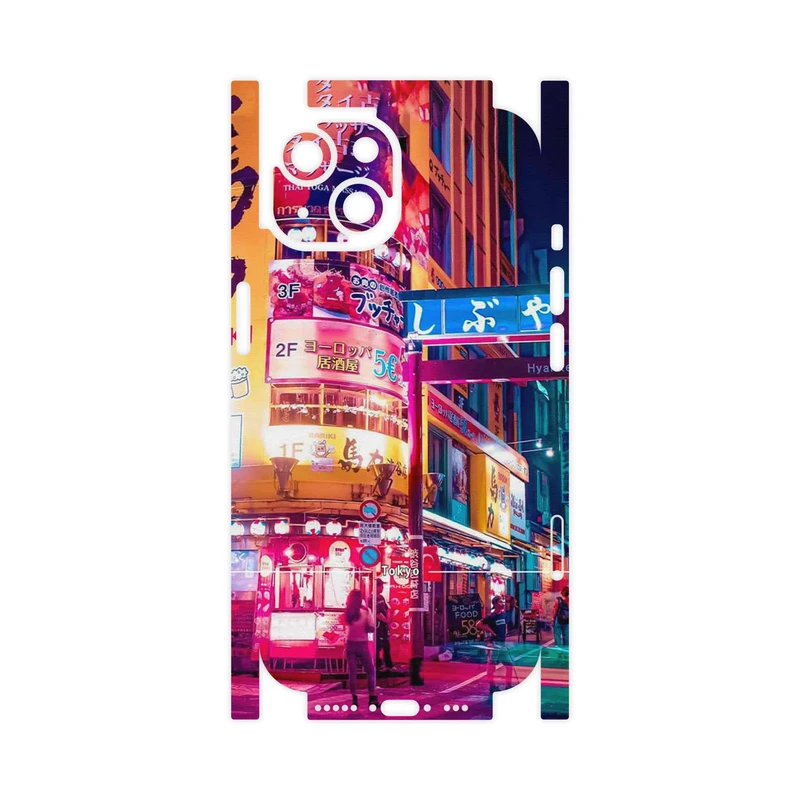 برچسب پوششی ماهوت مدل Tokyo City-FullSkin مناسب برای گوشی موبایل اپل iPhone 15