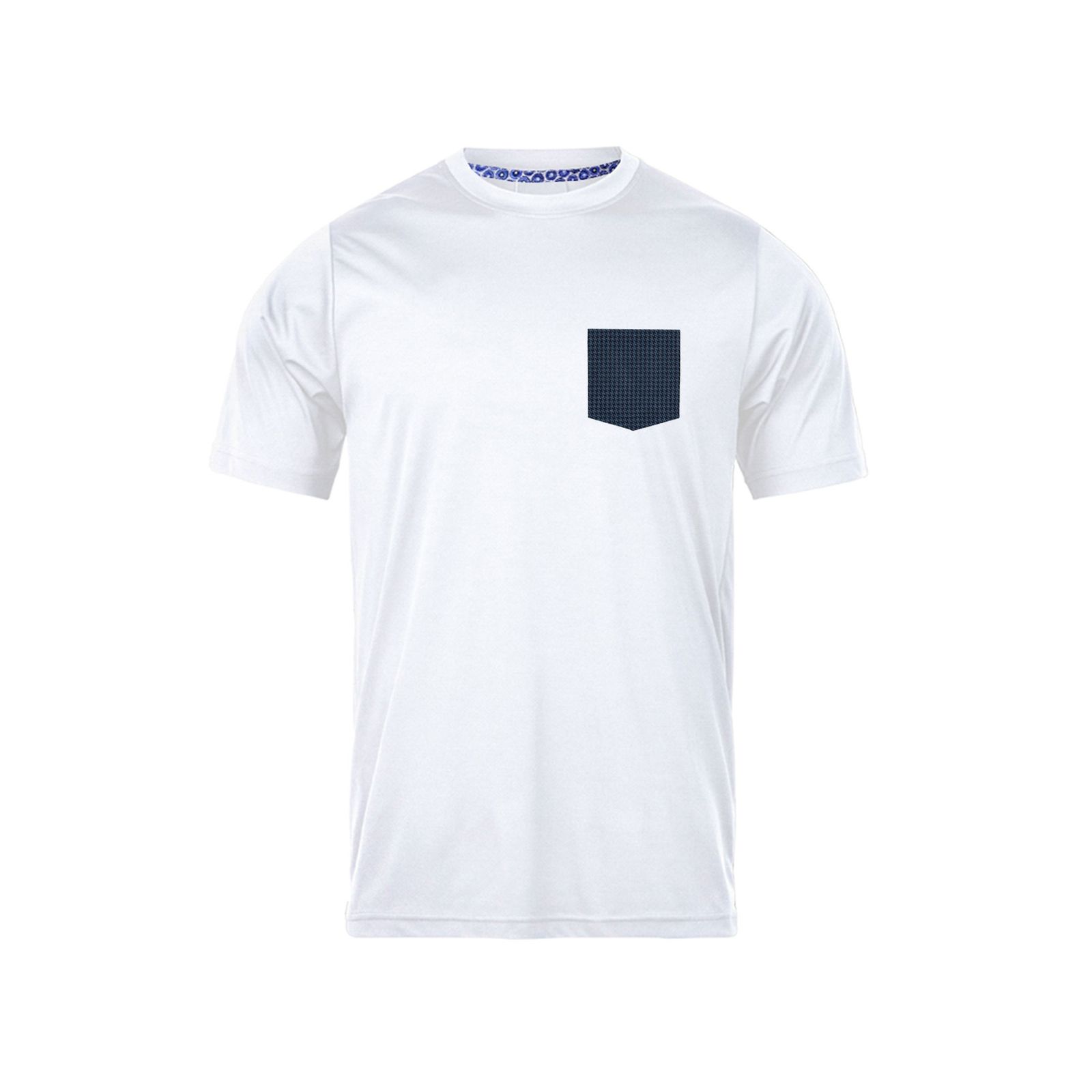 تی شرت آستین کوتاه مردانه رانژ مدل  جیب دار 23RA04 – 406 رنگ سفید