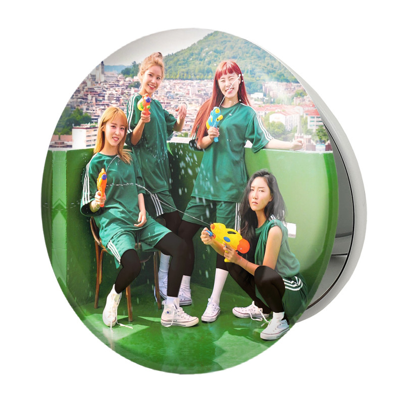 آینه جیبی خندالو طرح گروه مامامو Mamamoo مدل تاشو کد 19457