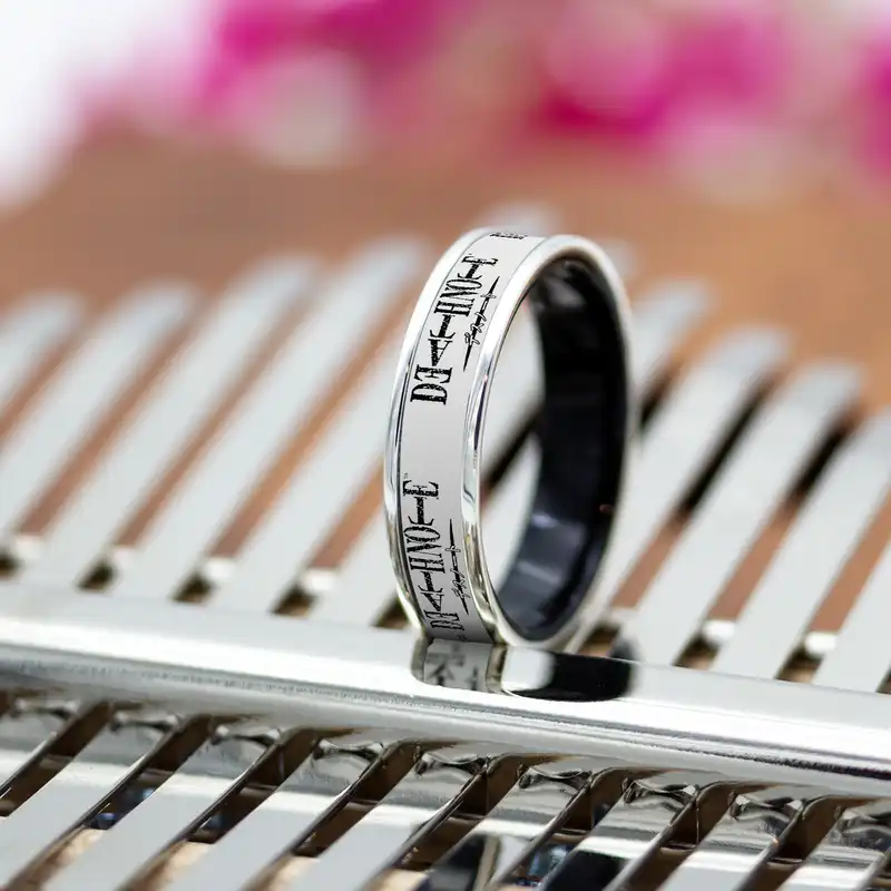 انگشتر ناکسیگو مدل شب تاب طرح دث نوت کد RB15590