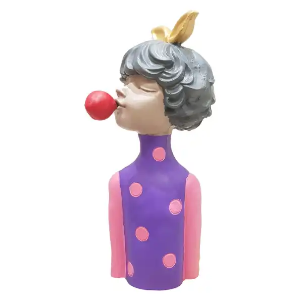 مجسمه مدل دختر آدامسی 3022