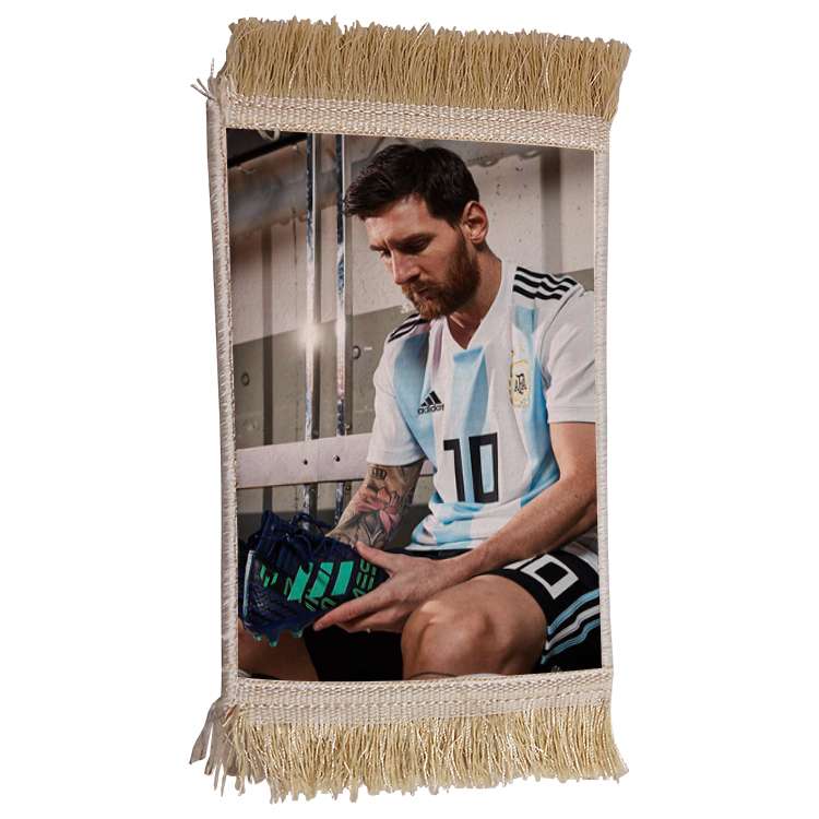 فرش ماشینی دیوارکوب مدل مسی کد 31