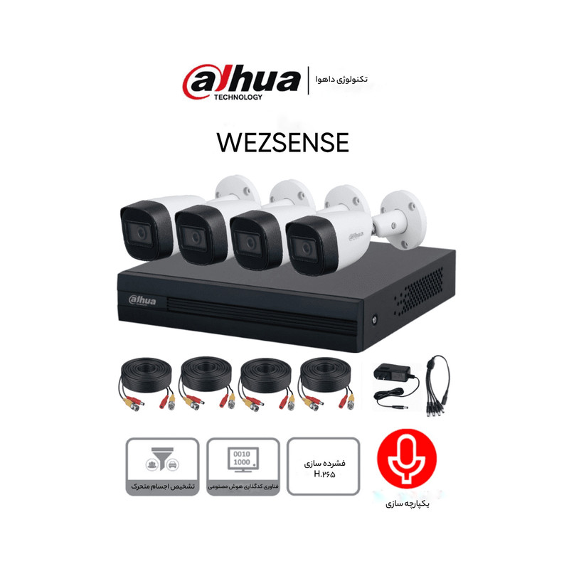 ضبط کننده ویدیویی داهوا مدل XVR1B04-I