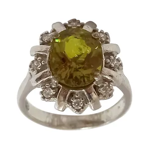 انگشتر نقره زنانه سلین کالا مدل الکساندریت ce-As040