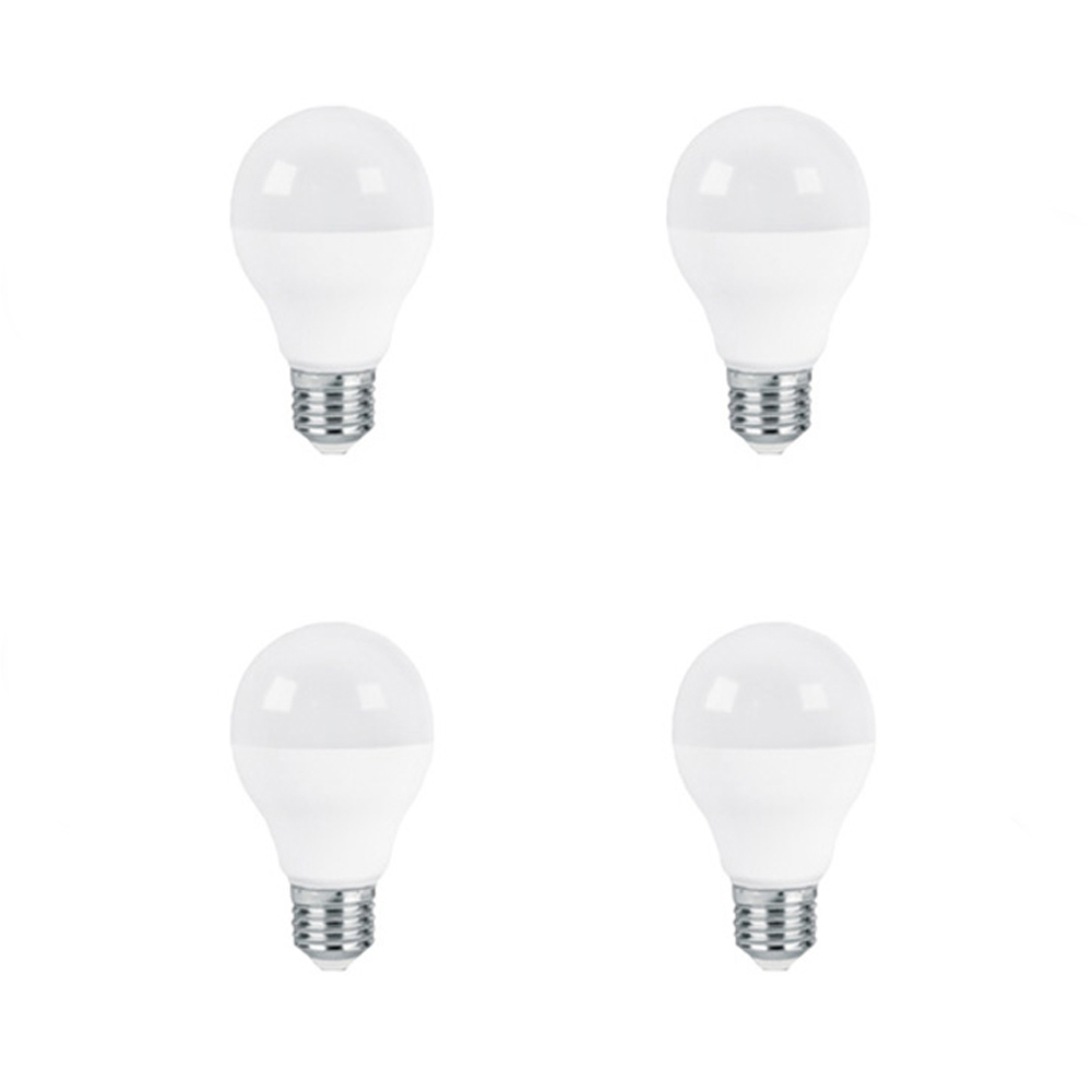 لامپ 12 وات پارس شعاع طوس مدل LED12 حبابی پایه E27 بسته 4 عددی