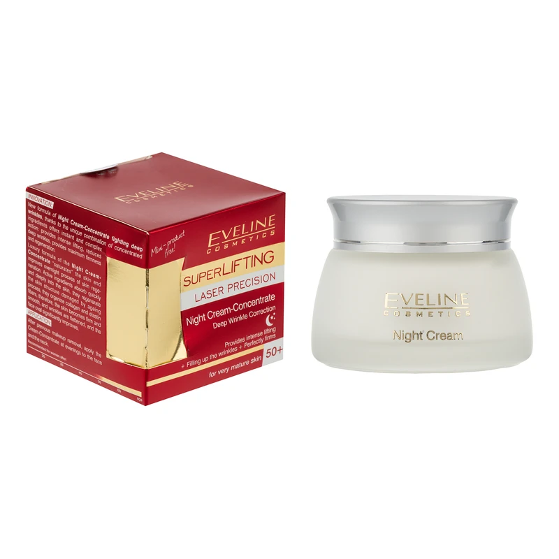 کرم سفت کننده و لیفتینگ شب اولاین مدل SUPER 50 مناسب برای انواع پوست حجم 50 میلی لیتر