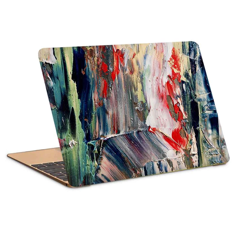 استیکر لپ تاپ طرح colorful abstract oil painting canvasکد c-187مناسب برای لپ تاپ 15.6 اینچ