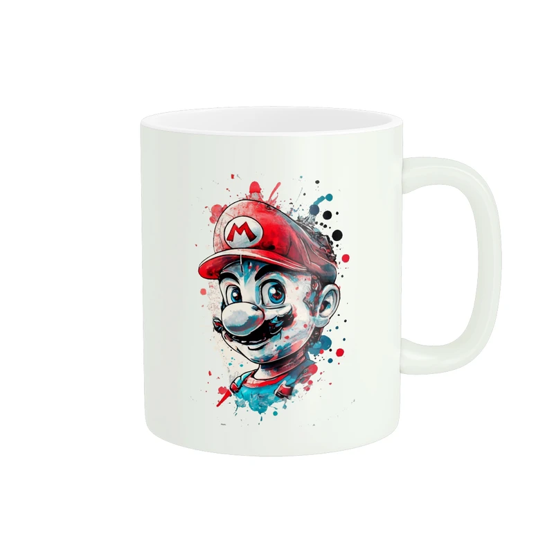 ماگ طرح بازی ماریو قارچ خور کد 234