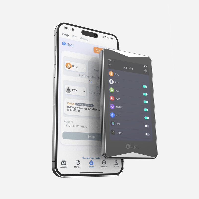 کیف پول سخت افزاری الیپال مدل Titan 2 به همراه کیف چرمی