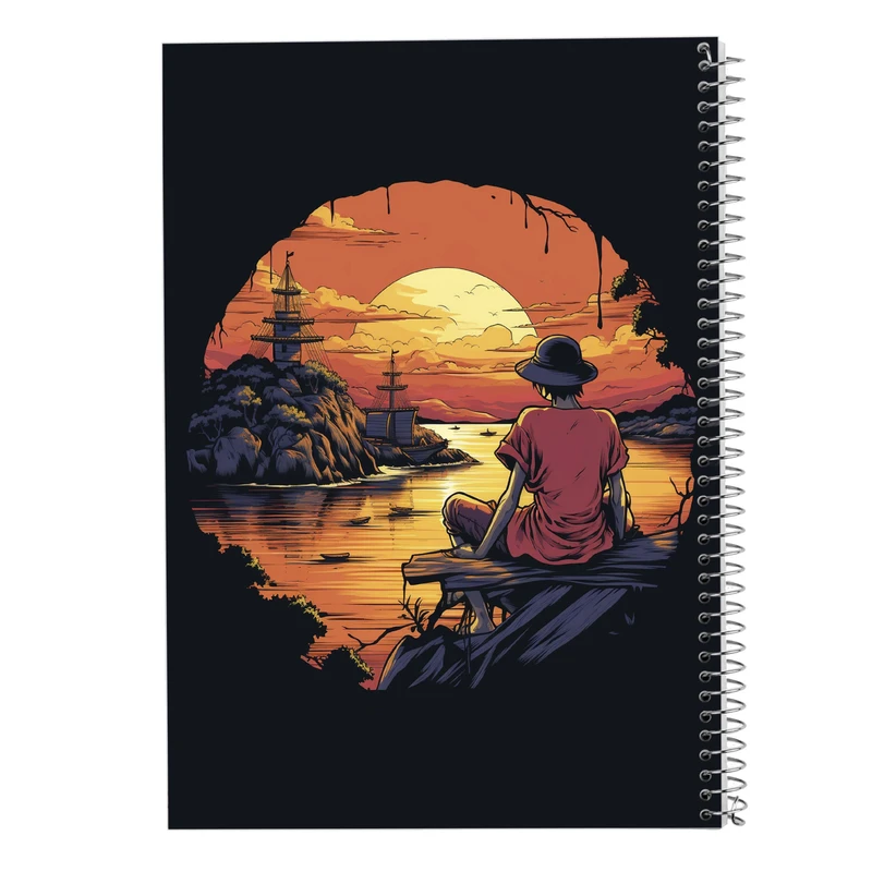 دفتر مشق 50 برگ مدوپد مدل وان پیس One Piece کد DF11674