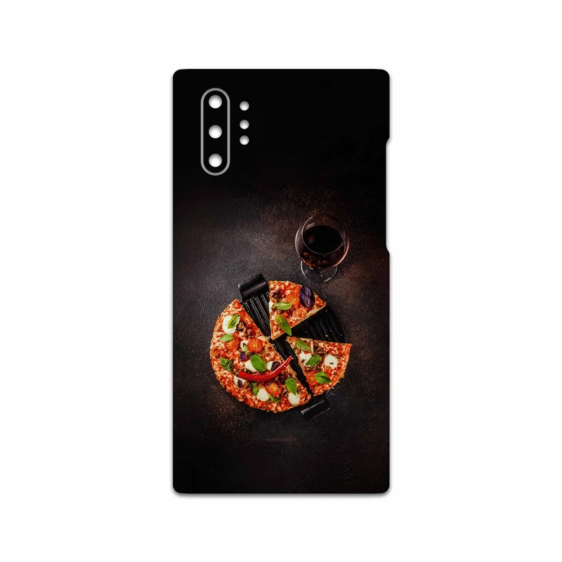 برچسب پوششی ماهوت مدل Pizza مناسب برای گوشی موبایل سامسونگ Galaxy Note 10 Plus