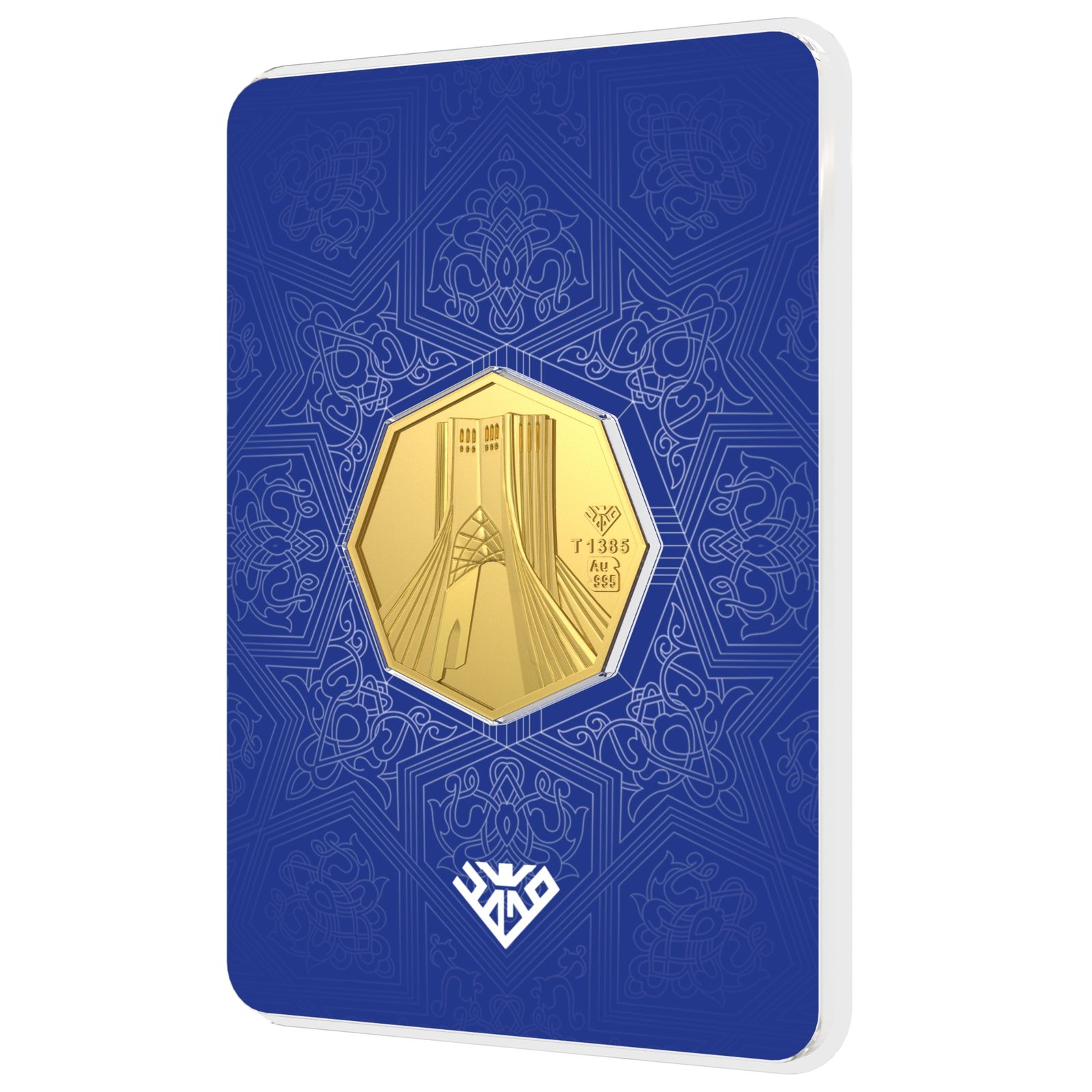 شمش طلا 995 عیار طلای محمد مدل A-1500-5 - - 2