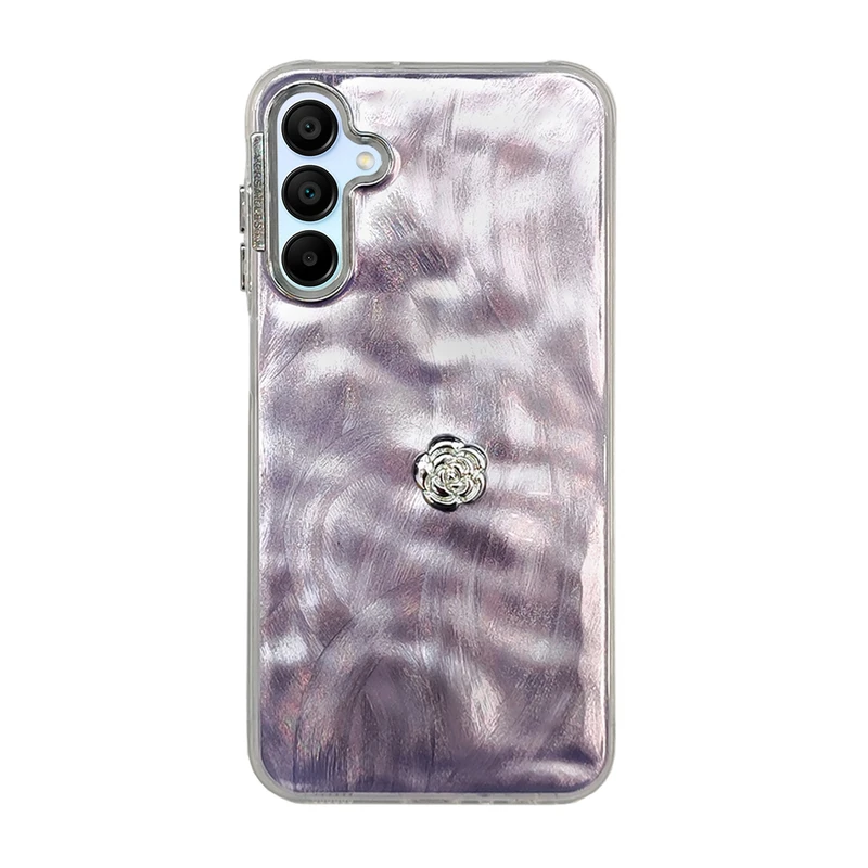 کاور مدل گل هولوگرامی کد 01 مناسب برای گوشی موبایل سامسونگ Galaxy A15