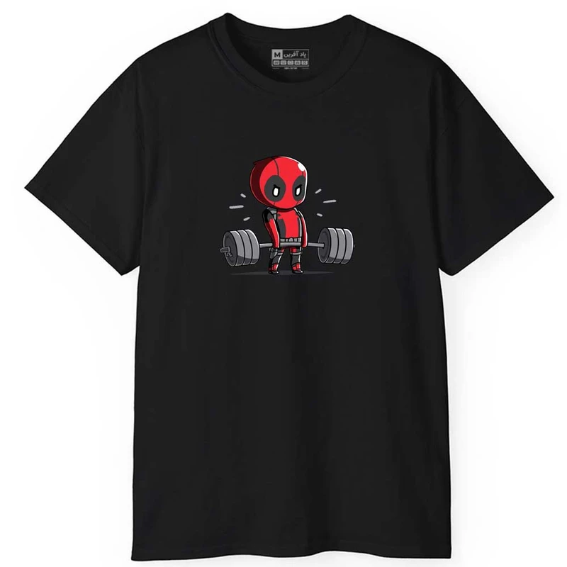 تی شرت آستین کوتاه مردانه پاد آفرین مدل مردعنکبوتی ورزشکار کد 0566