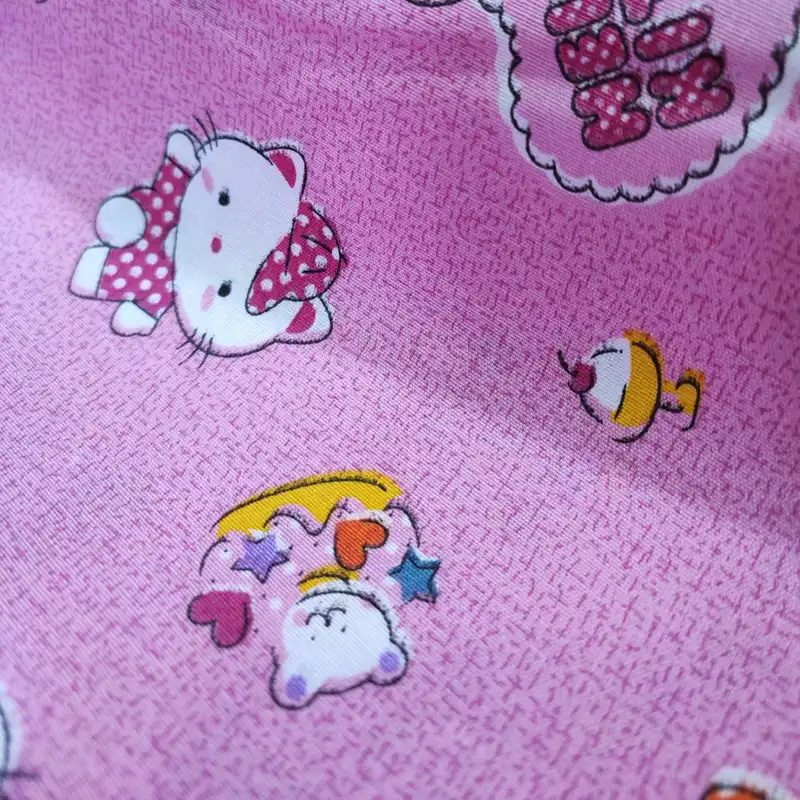 پارچه ملحفه مدل کودک طرح کیتی